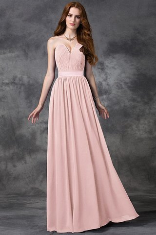 Robe demoiselle d'honneur naturel avec zip ligne a ruché de princesse - photo 27