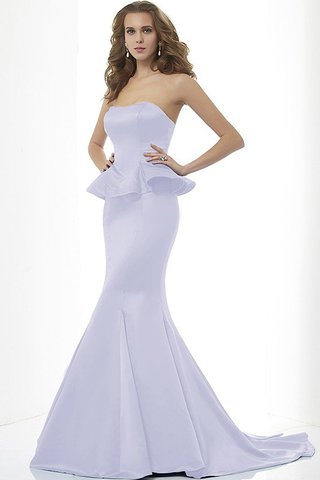 Robe demoiselle d'honneur longue naturel avec zip de col en cœur de sirène - photo 28