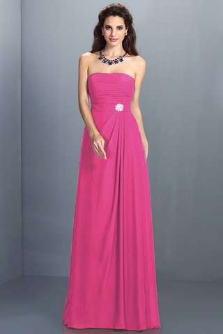 Robe demoiselle d'honneur longue avec zip a-ligne de bustier de princesse - photo 11