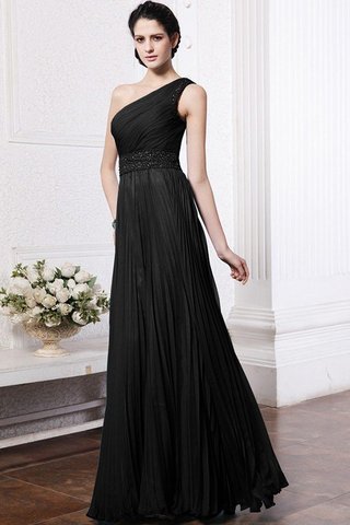 Robe demoiselle d'honneur longue avec chiffon au drapée fermeutre eclair avec perle - photo 7