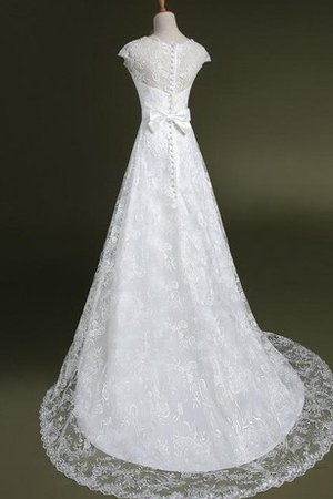 Robe de mariée elégant fermeutre eclair longueur au ras du sol cordon ligne a - photo 2