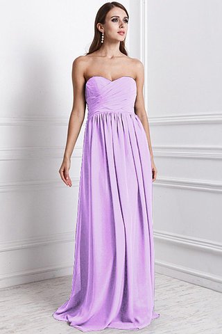 Robe demoiselle d'honneur de lotus fermeutre eclair en forme avec sans manches en chiffon - photo 20