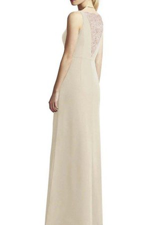 Robe demoiselle d'honneur longue ruché en chiffon ligne a bretelles spaghetti - photo 2