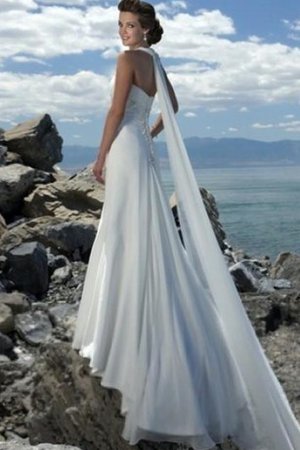 Robe de mariée ligne a avec perle de traîne moyenne col en forme de cœur avec chiffon - photo 2