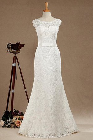 Robe de mariée distinguee naturel jusqu'au sol de sirène ceinture - photo 1
