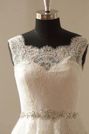 Robe de mariée intemporel luxueux fermeutre eclair de traîne courte appliques - photo 2