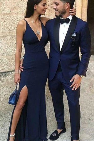 Robe de soirée grandes bretelles collant élégant manche nulle naturel - photo 1