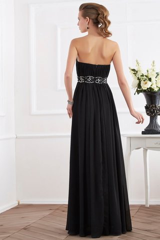 Robe de bal avec chiffon de princesse ligne a avec zip longueur au ras du sol - photo 2