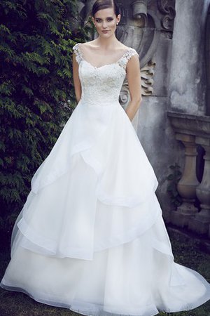 Robe de mariée luxueux exclusif de traîne courte en salle dos nu - photo 1