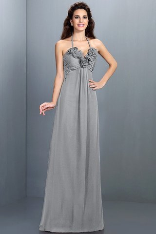 Robe demoiselle d'honneur naturel ligne a dénudé manche nulle fermeutre eclair - photo 26