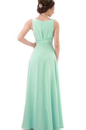 Robe demoiselle d'honneur luxueux chic de col en v ceinture avec chiffon - photo 2