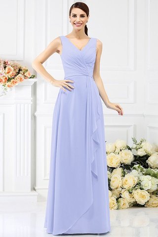 Robe demoiselle d'honneur longue avec perle avec chiffon jusqu'au sol maillot - photo 17