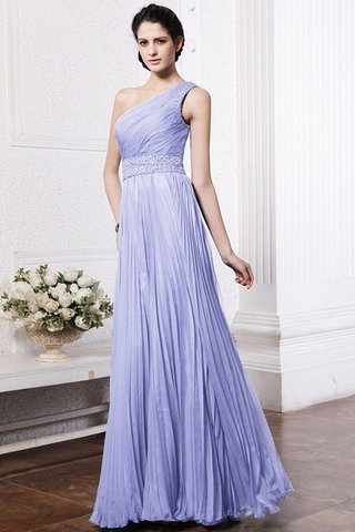 Robe demoiselle d'honneur longue avec chiffon au drapée fermeutre eclair avec perle - photo 16