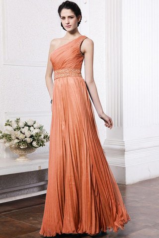 Robe demoiselle d'honneur longue avec chiffon au drapée fermeutre eclair avec perle - photo 19