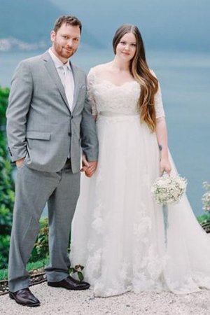 Robe de mariée facile epaule nue au bord de la mer lache ligne a - photo 2