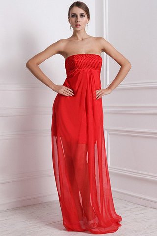 Robe demoiselle d'honneur longue avec sans manches de princesse ligne a avec chiffon - photo 22