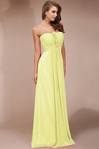 Robe demoiselle d'honneur longue collant de tour de ceinture empire avec zip de lotus - photo 7