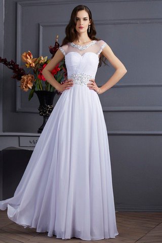 Robe de mariée longue fermeutre eclair avec perle de princesse longueur au ras du sol - photo 1