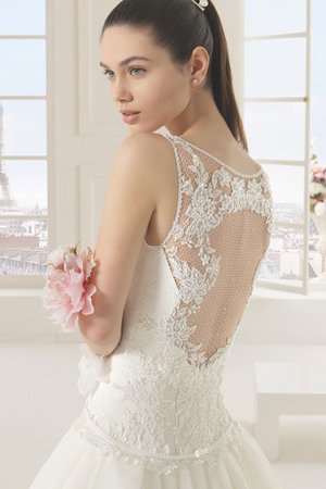 Robe de mariée sexy distinguee exclusif de traîne courte avec fleurs - photo 2