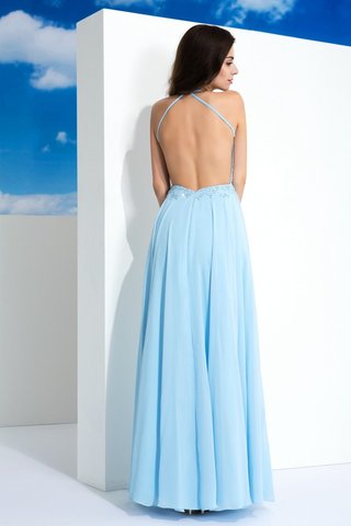 Robe de bal appliques longueur au niveau de sol avec chiffon ligne a de princesse - photo 2