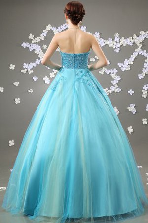 Robe de quinceanera ligne a textile en tulle avec perle de mode de bal - photo 2