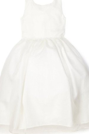 Robe de cortège enfant plissage ligne a jusqu'au sol manche nulle textile taffetas - photo 1