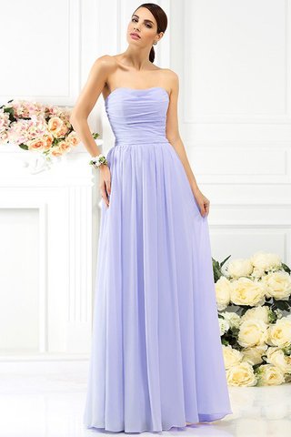 Robe demoiselle d'honneur plissage avec fronce en chiffon de bustier ligne a - photo 17