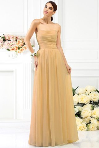 Robe demoiselle d'honneur plissage avec fronce en chiffon de bustier ligne a - photo 12