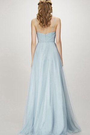 Robe demoiselle d'honneur attirent facile romantique textile en tulle avec zip - photo 2