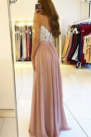 Robe de bal jusqu'au sol bretelles spaghetti avec sans manches de princesse fascinant - photo 2