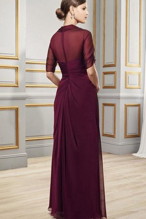 Robe de bal facile delicat en chiffon de col carré ruché - photo 2