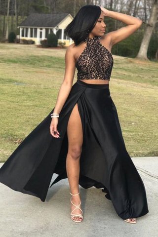 Robe de soirée satin tissé extensible de princesse de traîne courte mignonne a-ligne - photo 2