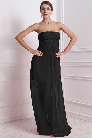 Robe demoiselle d'honneur longue avec sans manches de princesse ligne a avec chiffon - photo 10