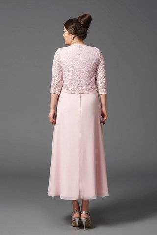 Robe mère de mariée longue de princesse au niveau de cou avec zip arrivée au cheville - photo 2