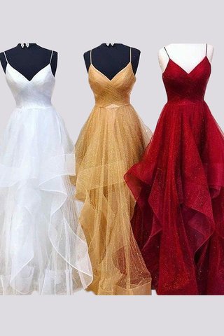 Robe de bal de princesse adorable avec sans manches longueru au niveau de sol naturel - photo 1