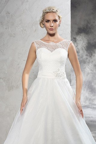 Robe de mariée longue fermeutre eclair de mode de bal de traîne moyenne ceinture - photo 6