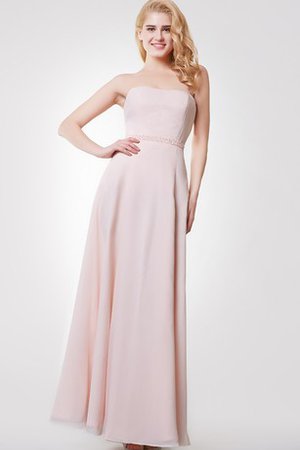 Robe demoiselle d'honneur romantique facile en chiffon ceinture ligne a - photo 2