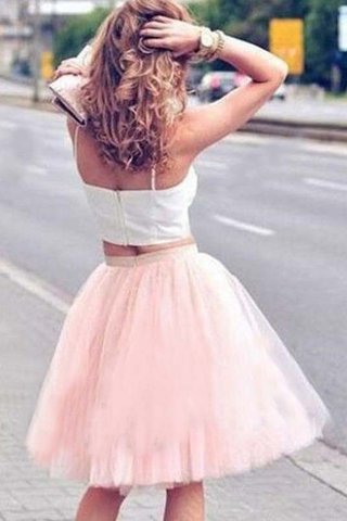 Robe douce seize de princesse en tulle à la mode avec sans manches plissé - photo 2