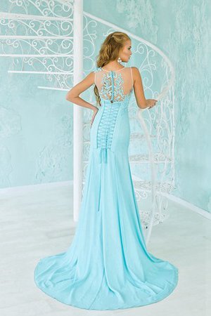 Robe de bal avec manche courte avec chiffon avec perle a-ligne d'epaule ecrite - photo 2