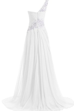 Robe demoiselle d'honneur mode plissé pailleté a-ligne ruché - photo 2