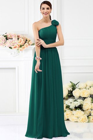 Robe demoiselle d'honneur plissé manche nulle avec chiffon avec zip avec fronce - photo 9