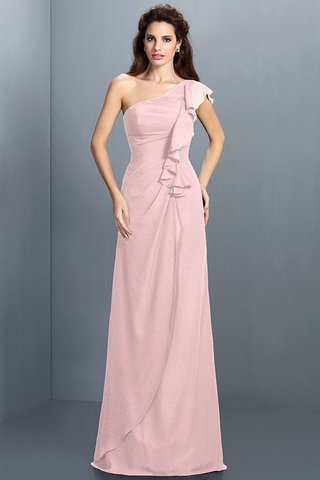 Robe demoiselle d'honneur plissage longue au drapée fermeutre eclair avec chiffon - photo 21