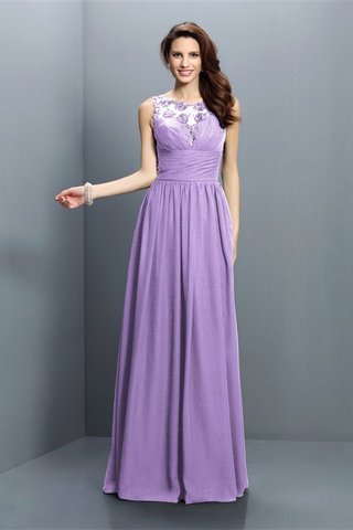 Robe demoiselle d'honneur plissage longue avec zip avec chiffon jusqu'au sol - photo 19