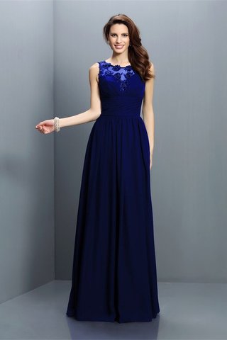 Robe demoiselle d'honneur plissage longue avec zip avec chiffon jusqu'au sol - photo 25