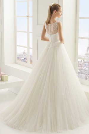 Robe de mariée plissage naturel en salle de traîne moyenne avec mousseline - photo 2