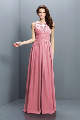 Robe demoiselle d'honneur plissage longue avec zip avec chiffon jusqu'au sol - photo 22