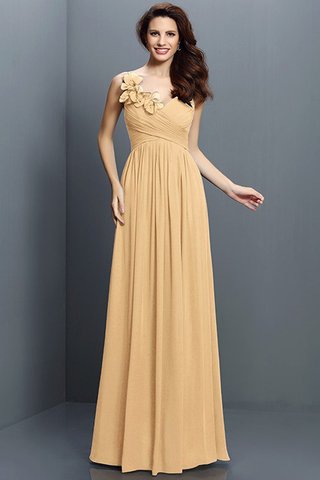 Robe demoiselle d'honneur longue v encolure avec fronce avec chiffon ligne a - photo 12