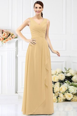 Robe demoiselle d'honneur longue avec perle avec chiffon jusqu'au sol maillot - photo 12