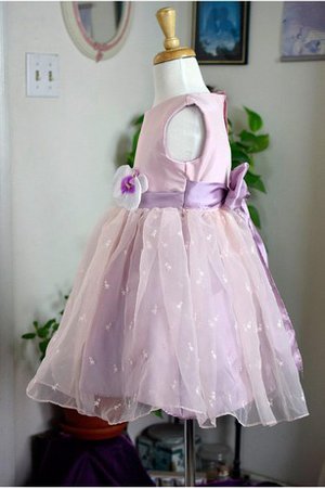 Robe de cortège enfant plissage naturel avec nœud ligne a en organza - photo 2