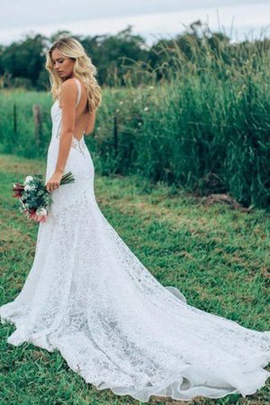 Robe de mariée femme branché facile a plage bandouliere spaghetti avec sans manches - photo 2